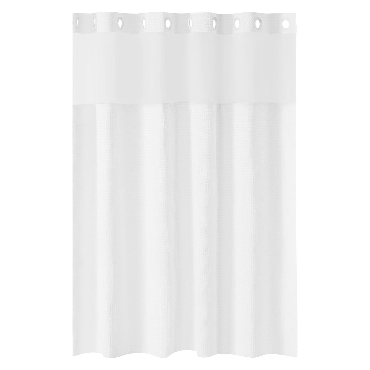 No Hook Shower Curtain, 2-in-1 Waterproof Shower Curtains