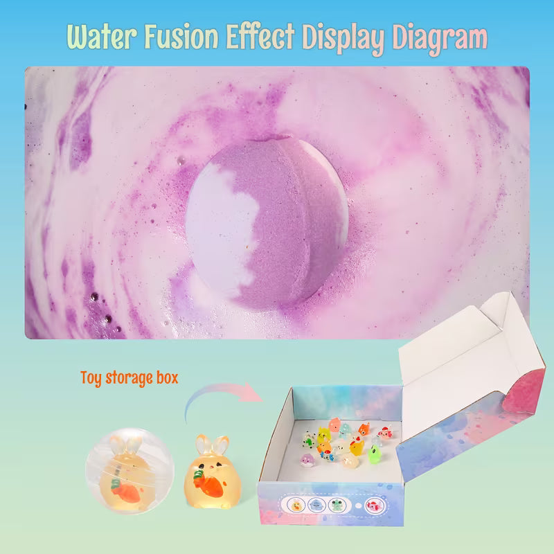 Hidden Toy Bath Bomb Set