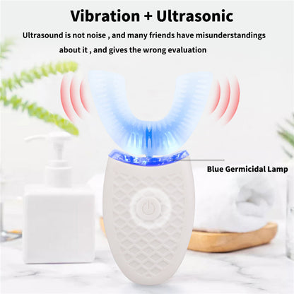 Waterproof IPX8 U-Shaped Electric Toothbrush