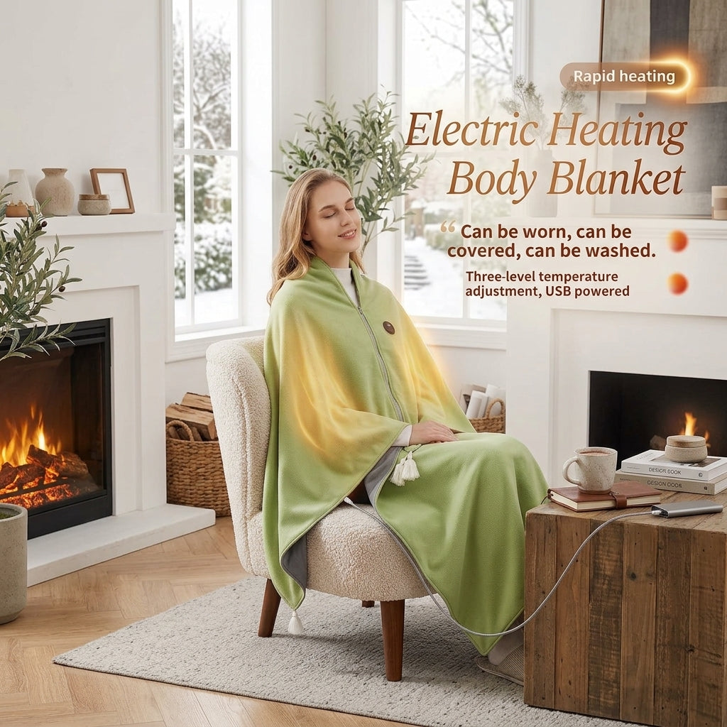 SilkWhisper™ Heated Wearable Blanket