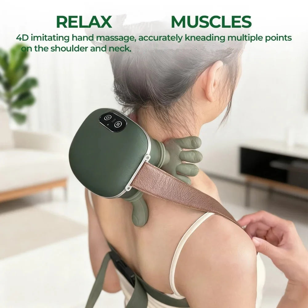 Trapezius Massager For Shoulders And Neck Cervical Spine Massage Device