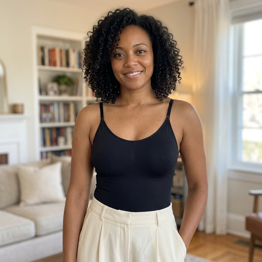 AI-generated bodysuit lifestyle image
