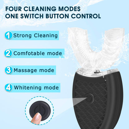 Waterproof IPX8 U-Shaped Electric Toothbrush