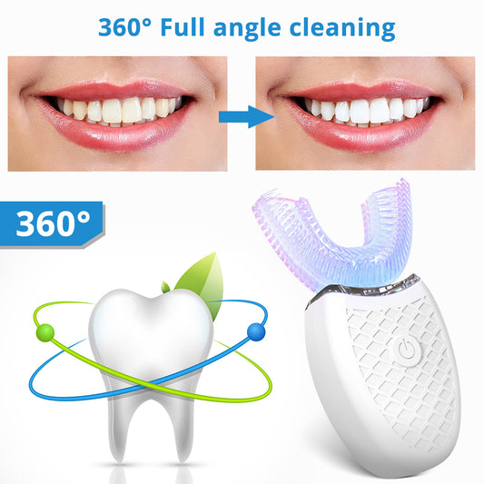 Waterproof IPX8 U-Shaped Electric Toothbrush